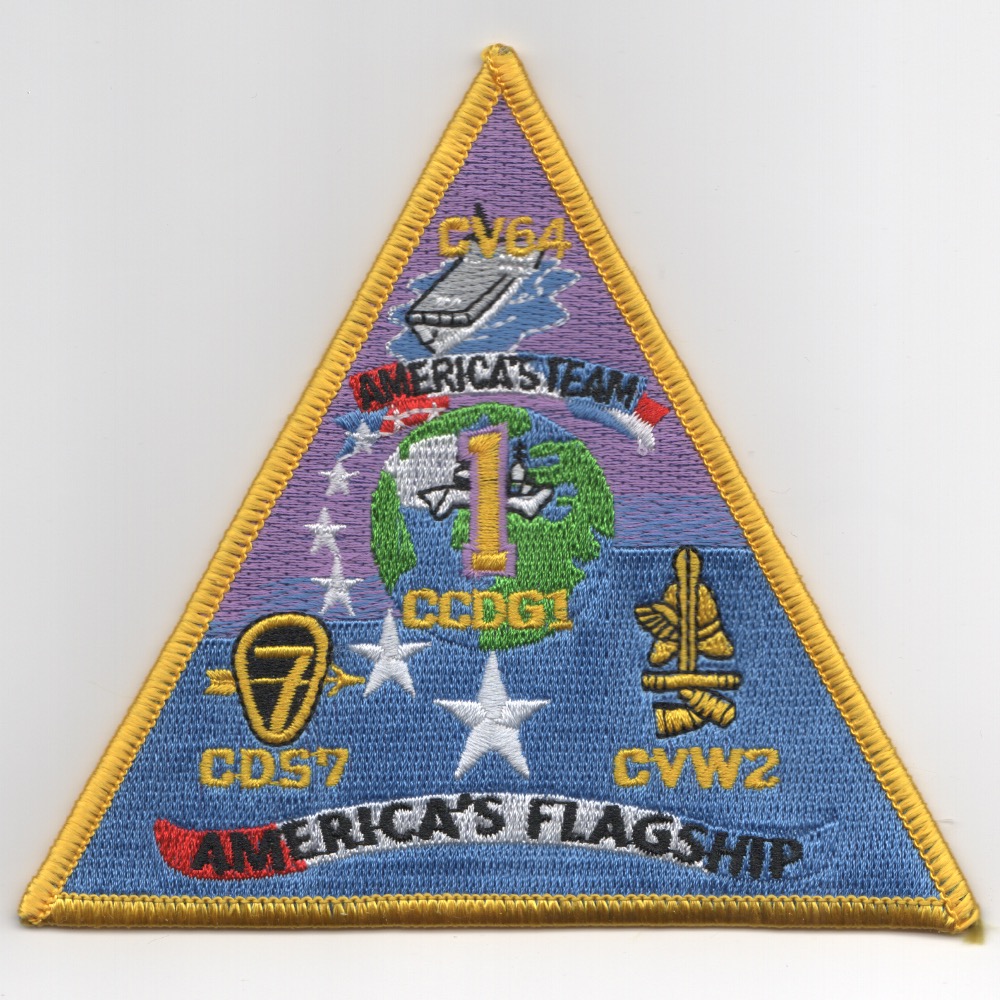 CVW-2 RIMPAC 2018 記念パッチ CVW-2 'CHRISTMAS' Patch (Tri/Green/Red Border/No V) · AV8R Stuff