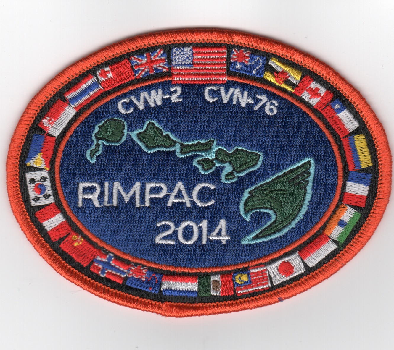CVW-2 RIMPAC 2018 記念パッチ CVN-76 Carrier-n-Cruise Patches · AV8R Stuff